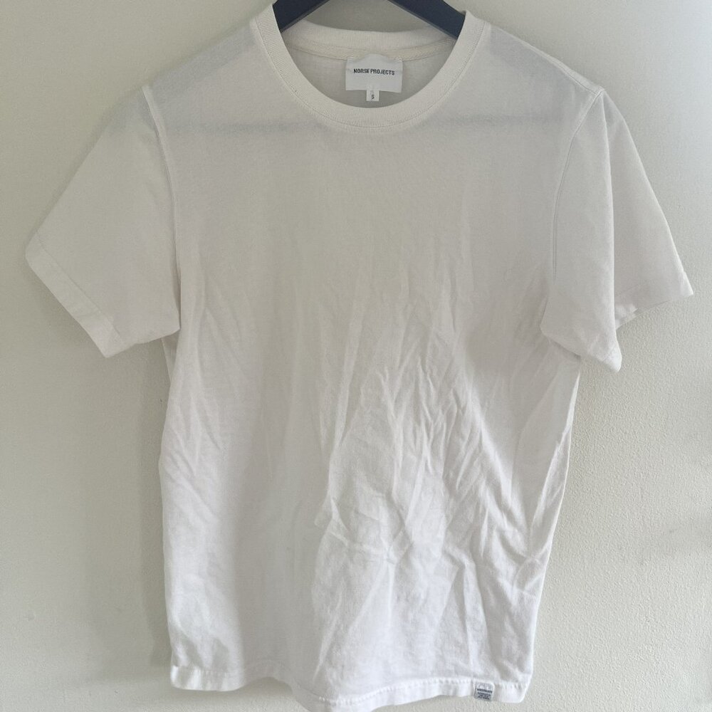 Norse Projects Niels Standard Tee in White Small